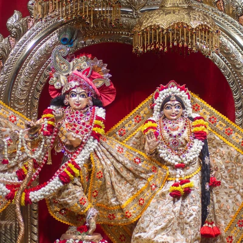 Sri Sri Radha Madan Mohan at Hare Krishna Vaikuntham, Visakhapatnam